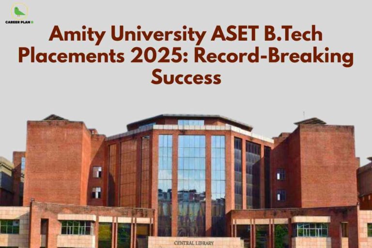 Amity University campus central library building representing the strong ASET B.Tech results highlighted in Amity University placements 2025 record-breaking success.
