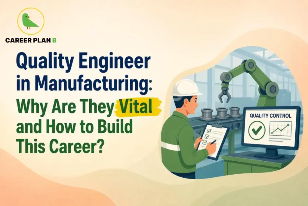 Quality engineer in manufacturing inspecting production processes and quality control data.