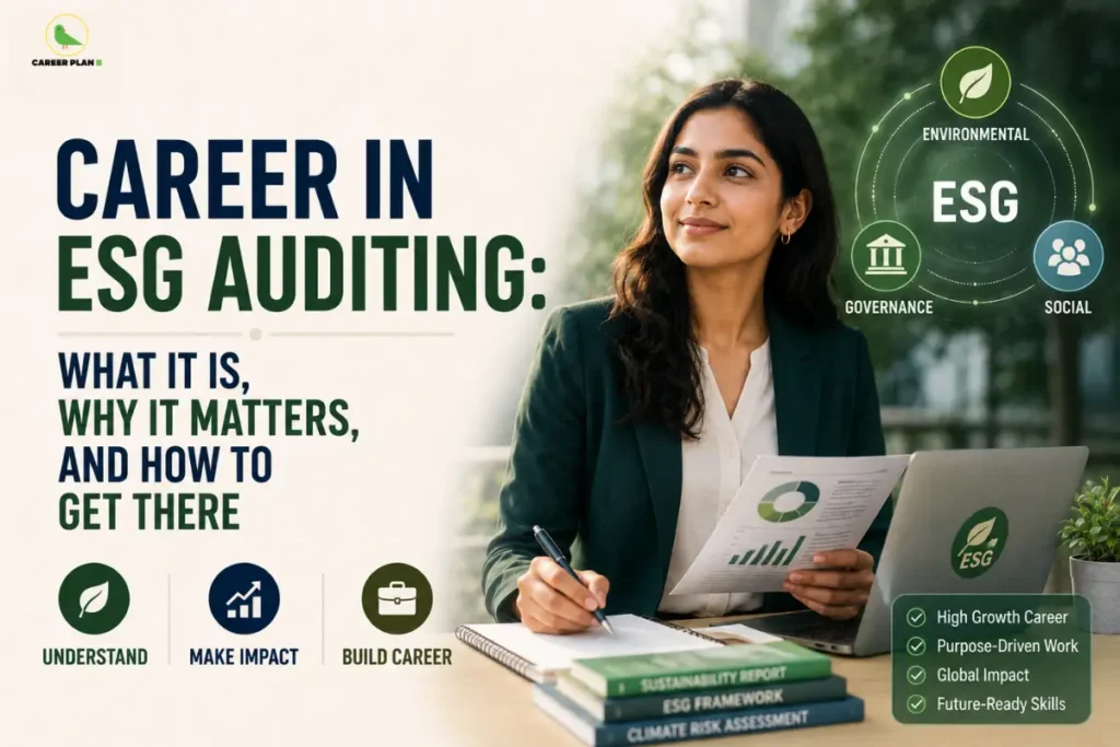 Career Plan B guide to a career in ESG auditing in India