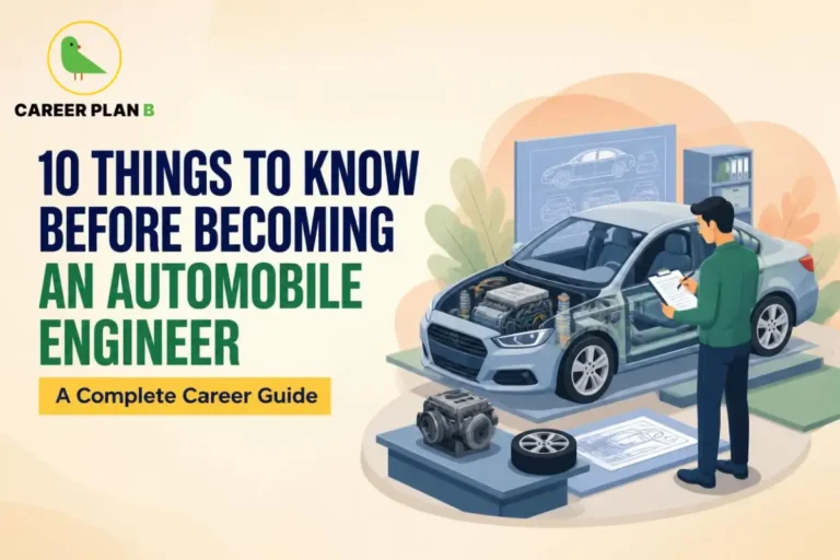 10 things to know before becoming an automobile engineer, including vehicle design, automotive engineering, EV technology, and career planning
