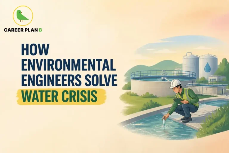 How environmental engineers solve water crisis through water treatment, wastewater management, and sustainable water conservation systems.