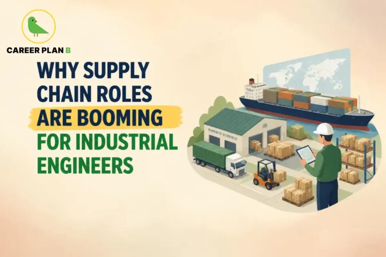 Industrial engineer managing warehouse logistics, inventory, and global supply chain operations, highlighting growing supply chain roles for industrial engineers.