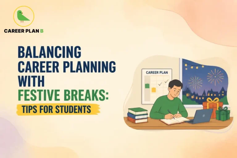 Balancing career planning with festive breaks: tips for students to stay productive during holidays with study schedules, time management, and career planning by Career Plan B.