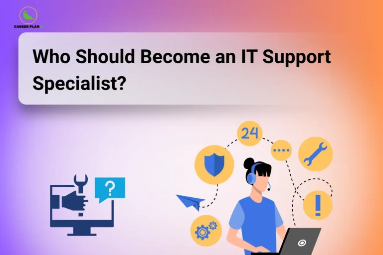 IT Support Specialist assisting users with computer troubleshooting, technical support, help desk services, and IT infrastructure management in a modern workplace.