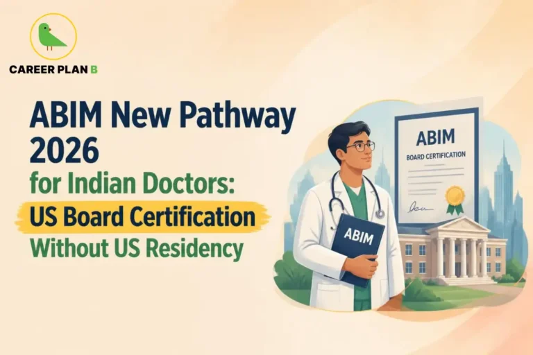 ABIM New Pathway 2026 for Indian doctors seeking US board certification without completing a US residency.