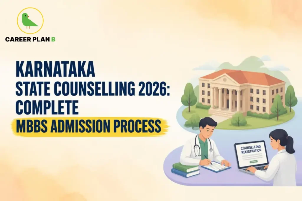 Karnataka State Counselling 2026 for MBBS admission, showing counselling registration and the medical admission process.