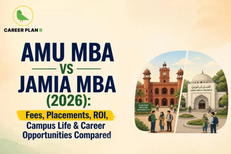 AMU MBA vs Jamia MBA (2026): Fees, Placements, ROI, Campus Life & Career Opportunities Compared.