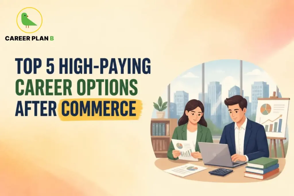 op 5 high-paying career options after commerce for students exploring career paths.