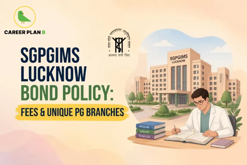 SGPGIMS Lucknow bond policy guide covering PG fees, unique postgraduate branches, medical education, clinical training, and institute facilities