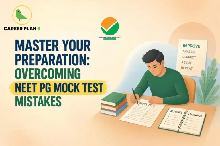 NEET PG preparation guide focused on overcoming mock test mistakes through analysis, revision, and improved exam performance.