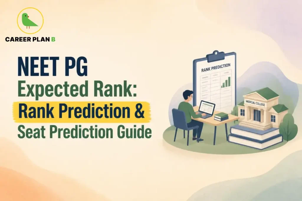 NEET PG expected rank showing rank prediction and seat prediction guide.