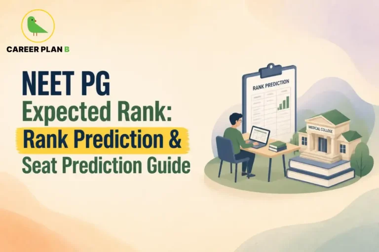 NEET PG expected rank showing rank prediction and seat prediction guide.