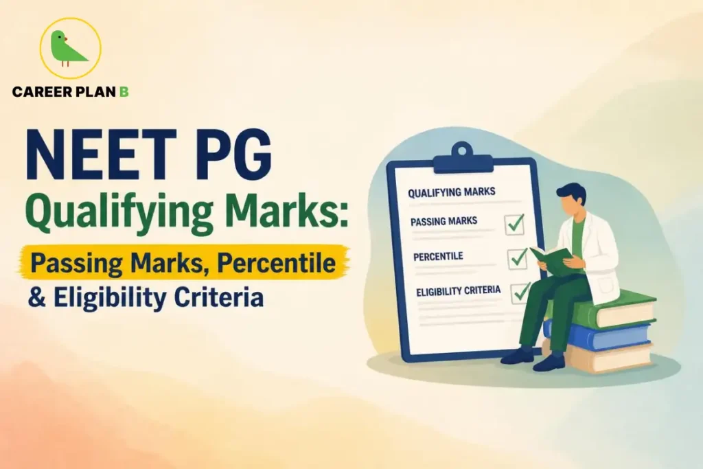 NEET PG qualifying marks showing passing marks, percentile, and eligibility criteria.