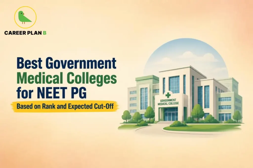 Best government medical colleges for NEET PG based on rank and expected cut-off, featuring a modern medical college campus