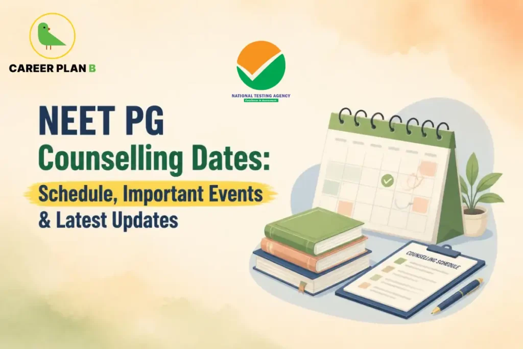 NEET PG counselling dates showing the counselling schedule, important events and latest updates.