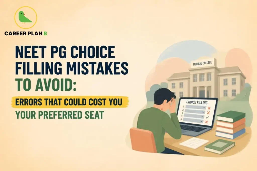 NEET PG Choice Filling Mistakes to Avoid for Better College and Branch Selection During Counselling