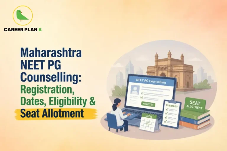Maharashtra NEET PG counselling showing registration, dates, eligibility, and seat allotment.