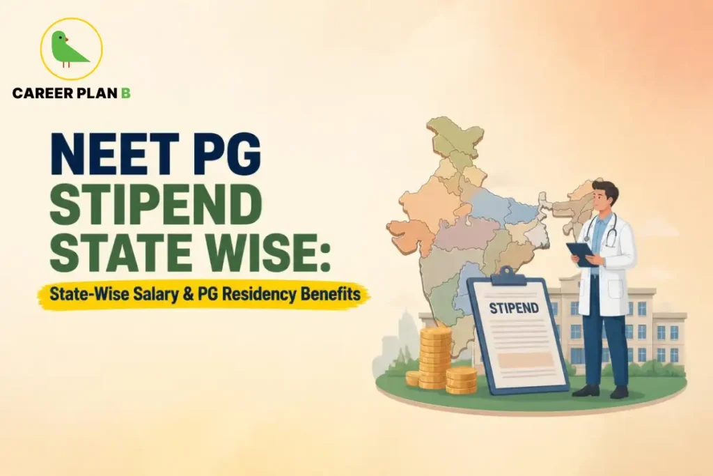 NEET PG stipend state wise showing state-wise salary and PG residency benefits.