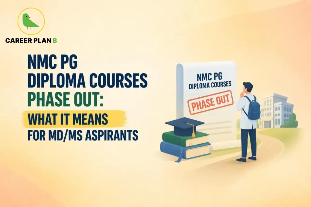 NMC PG diploma courses phase out explained for MD/MS aspirants and postgraduate medical education candidates