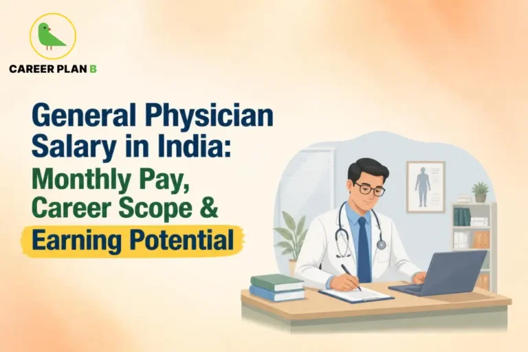 General physician salary in India, monthly pay, career scope, and earning potential.