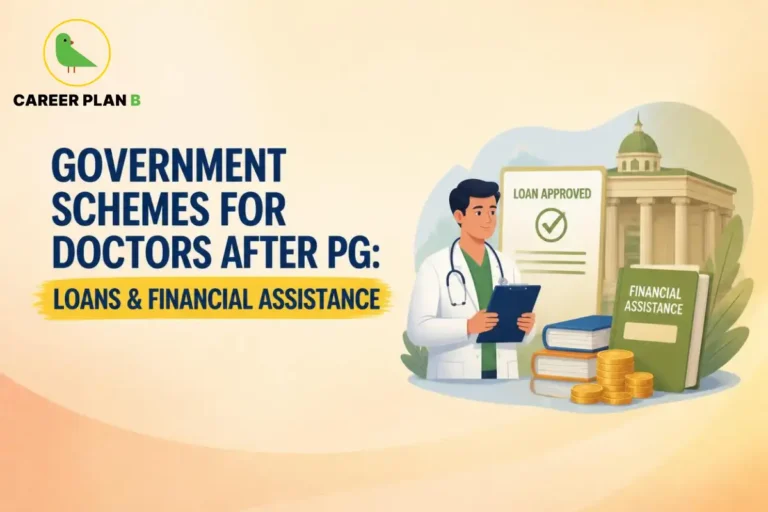 Government schemes for doctors after PG offering loans and financial assistance
