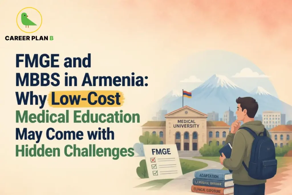 FMGE and MBBS in Armenia showing low-cost medical education, hidden challenges, language barriers, adaptation, and clinical exposure