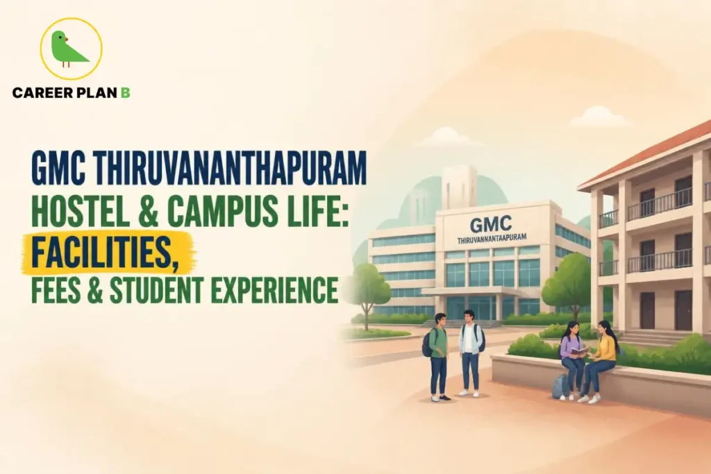 GMC Thiruvananthapuram hostel and campus life showing student facilities and accommodation.