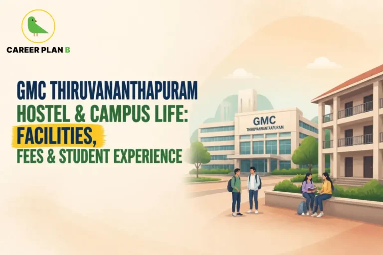GMC Thiruvananthapuram hostel and campus life showing student facilities and accommodation.