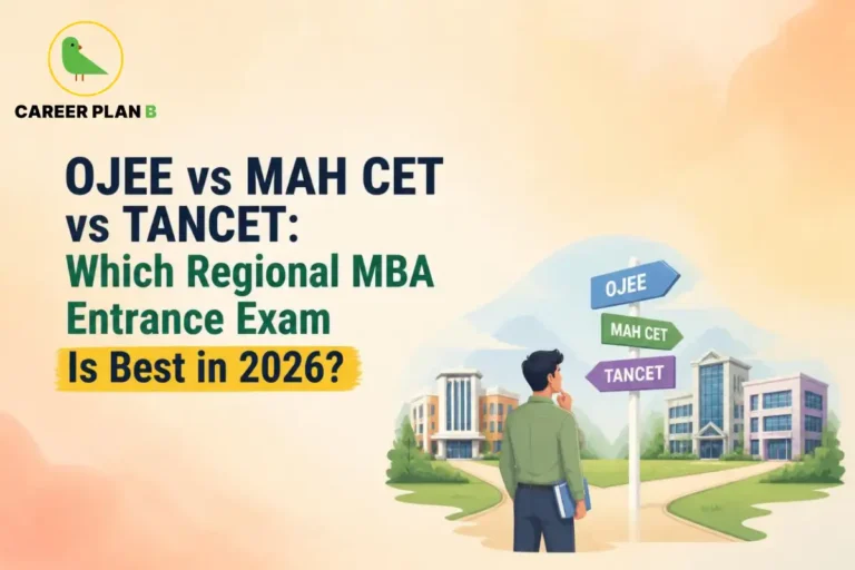 OJEE vs MAH CET vs TANCET comparison of regional MBA entrance exams in 2026.