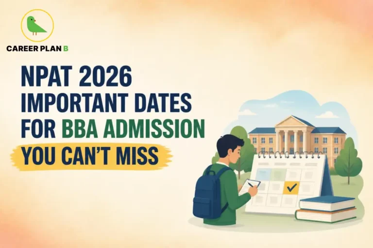 Student checking the NPAT 2026 admission schedule and important BBA application dates.