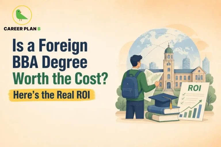 Student evaluating the return on investment of a foreign BBA degree.
