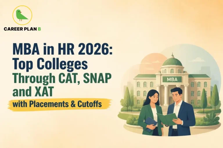Students comparing MBA in HR colleges, entrance exams, placements, and cutoffs.
