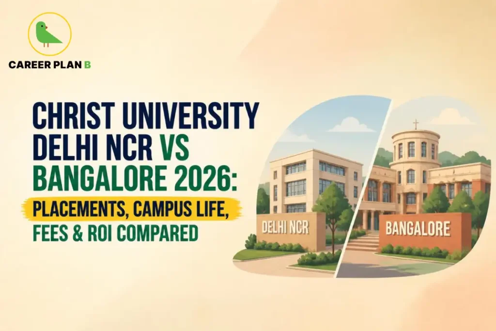 Comparison of Christ University Delhi NCR and Bangalore campuses.