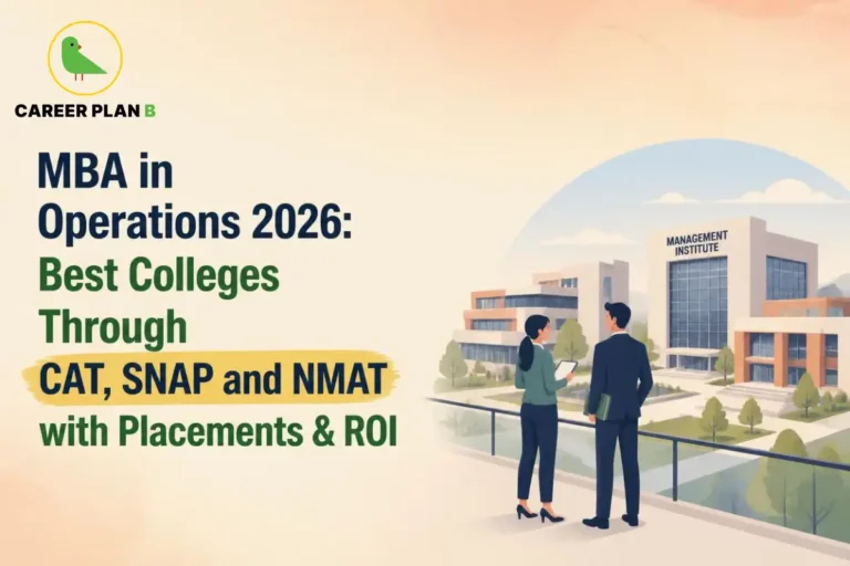 Students exploring MBA in Operations colleges and career opportunities.