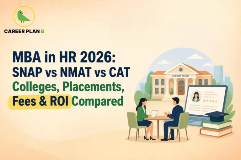 MBA in HR 2026 compares SNAP, NMAT and CAT through colleges, placements, fees and ROI.