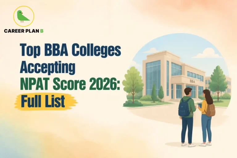 Students exploring a BBA college that accepts NPAT scores for 2026 admission.