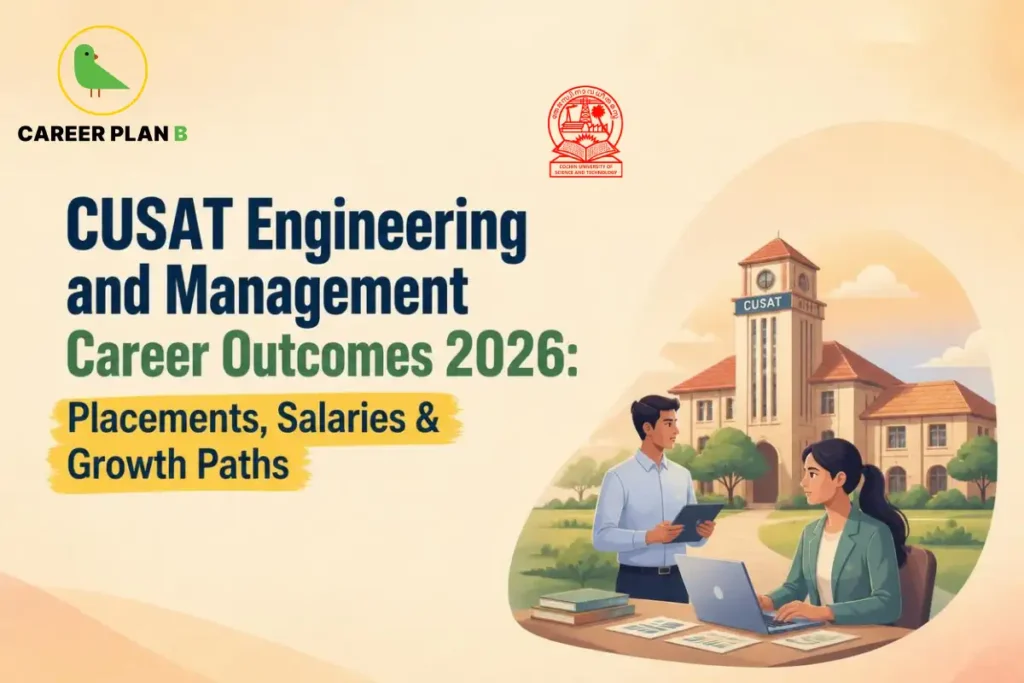 CUSAT engineering and management students exploring career opportunities, placements, salaries and professional growth.