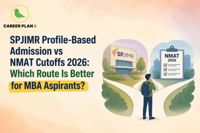 SPJIMR profile admission for Student comparing CAT and SNAP MBA entrance exam pathways for non-engineering candidates .