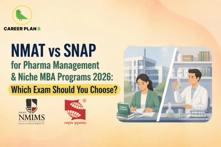 NMAT vs SNAP for Pharma Management and niche MBA programs in 2026