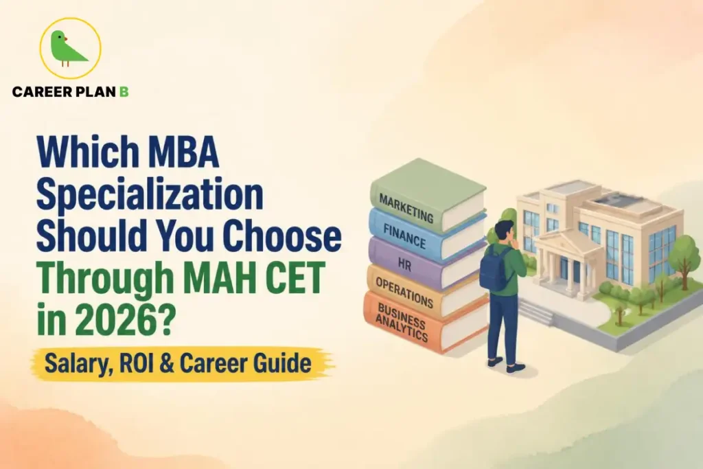 MBA specializations through MAH CET 2026 with a guide to salary, ROI, marketing, finance, HR, operations, and business analytics.