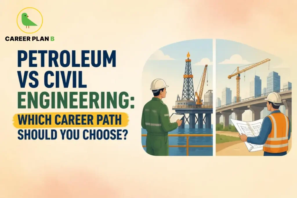 Petroleum vs Civil Engineering Comparing Career Paths, Job Roles, Skills, Industries, and Growth Opportunities