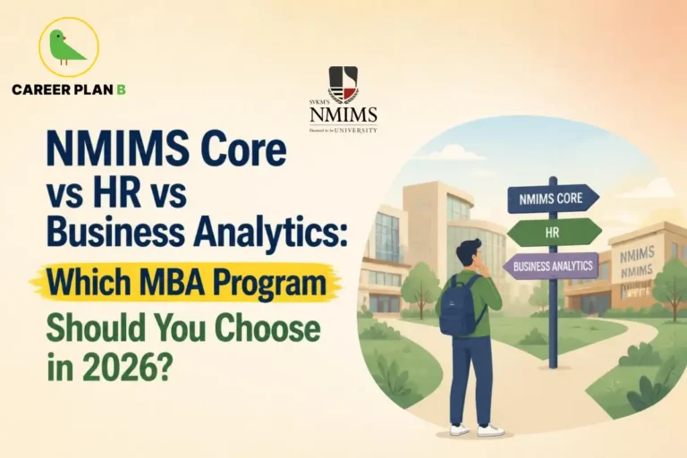 NMIMS MBA comparison across core, HR, and business analytics programs.