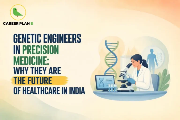 Genetic engineers in precision medicine using DNA analysis, microscopy, and genomic research for healthcare