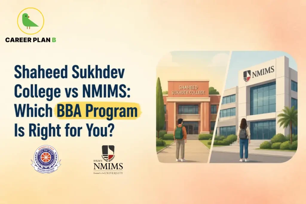 Shaheed Sukhdev College vs NMIMS BBA program comparison for admissions
