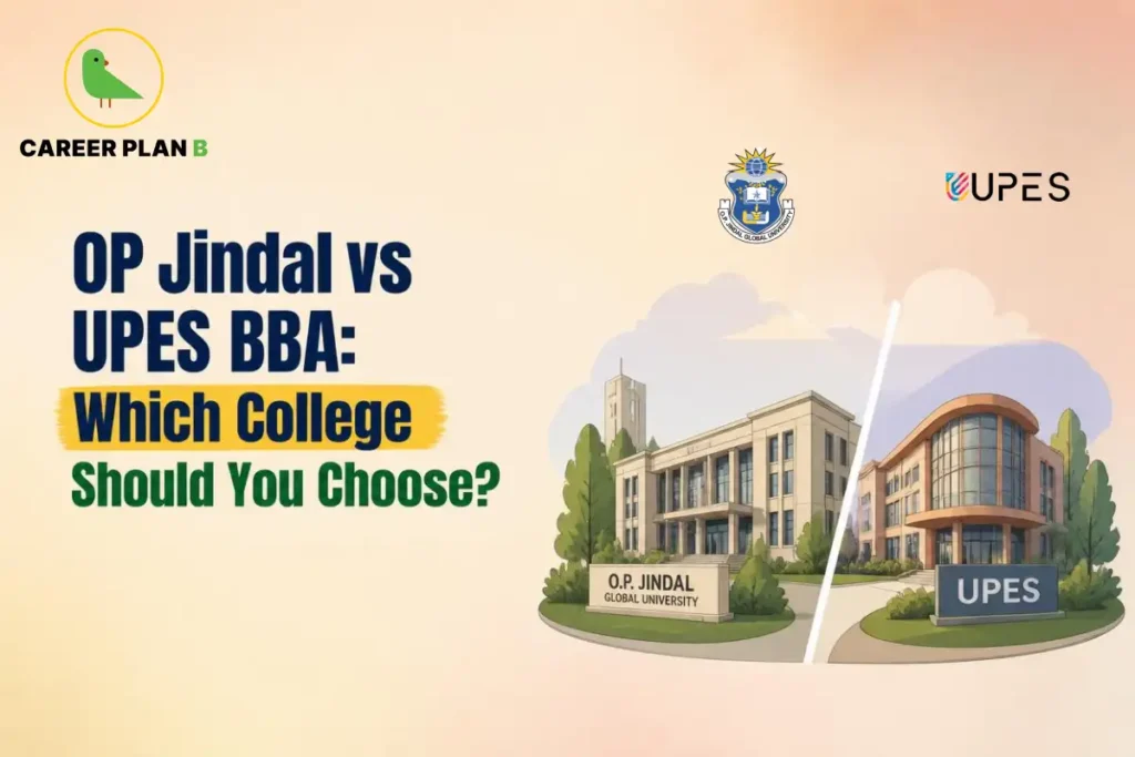 OP Jindal vs UPES BBA comparison for college selection