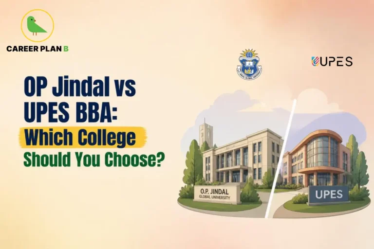 OP Jindal vs UPES BBA comparison for college selection