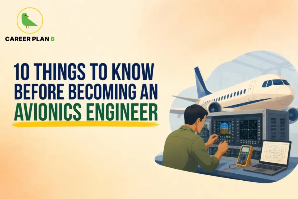 10 things to know before becoming an avionics engineer, covering aircraft electronics, navigation systems, cockpit technology, engineering skills, and career preparation