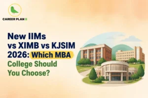 Three MBA campuses shown together in a comparative college illustration.