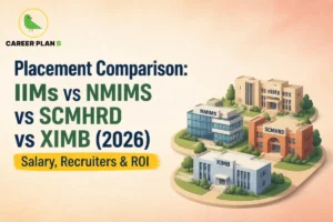 Four business school campuses shown together for a placement comparison.