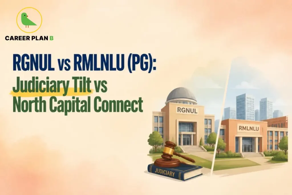 RGNUL vs RMLNLU PG Law Programs Comparing Judiciary Focus, Academic Environment, and North Capital Career Connections